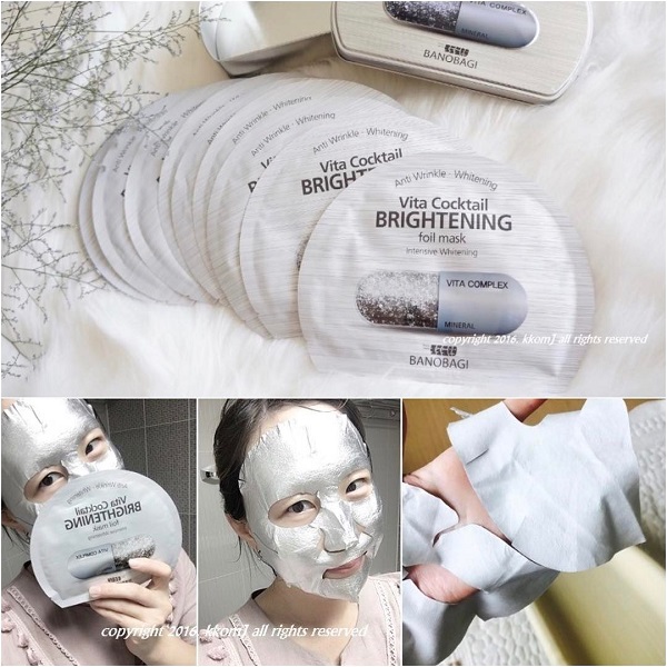 Mặt Nạ Dưỡng Da Banobagi Vita Cocktail Foil Mask dễ dàng sử dụng Mặt Nạ Dưỡng Da Banobagi Vita Cocktail Foil Mask