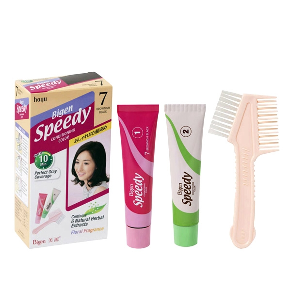 Sản phẩm Tóc Thuốc nhuộm tóc Bigen Speedy Conditoning Color - Photo 4 Thuốc nhuộm tóc Bigen Speedy Conditoning Color - Photo 4