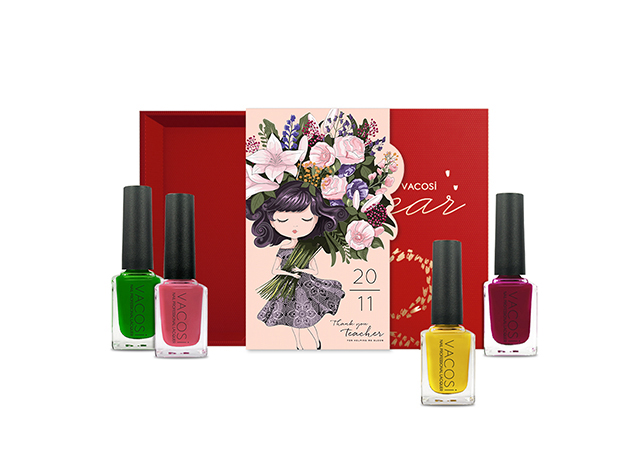 Nail Bộ nước sơn móng VACOSI Color Full Nail Gift Set - VAC 001 - Photo 5 Nail Bộ nước sơn móng VACOSI Color Full Nail Gift Set - VAC 001 - Photo 5
