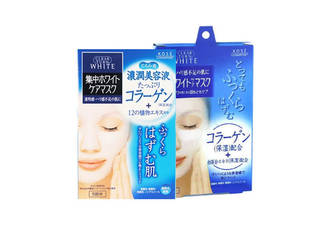 Mỹ phẩm Mặt nạ làm trắng và mịn da Kose Clear Turn White Mặt nạ làm trắng và mịn da Kose Clear Turn White