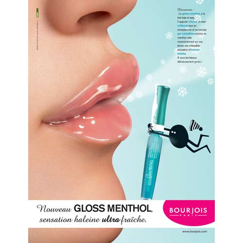 Trang điểm Son bóng bạc hà Gloss Menthol - Photo 3 Son bóng bạc hà Gloss Menthol - Photo 3