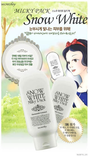 Sữa tắm dưỡng trắng toàn thân Snow White Milky Pack - Photo 4