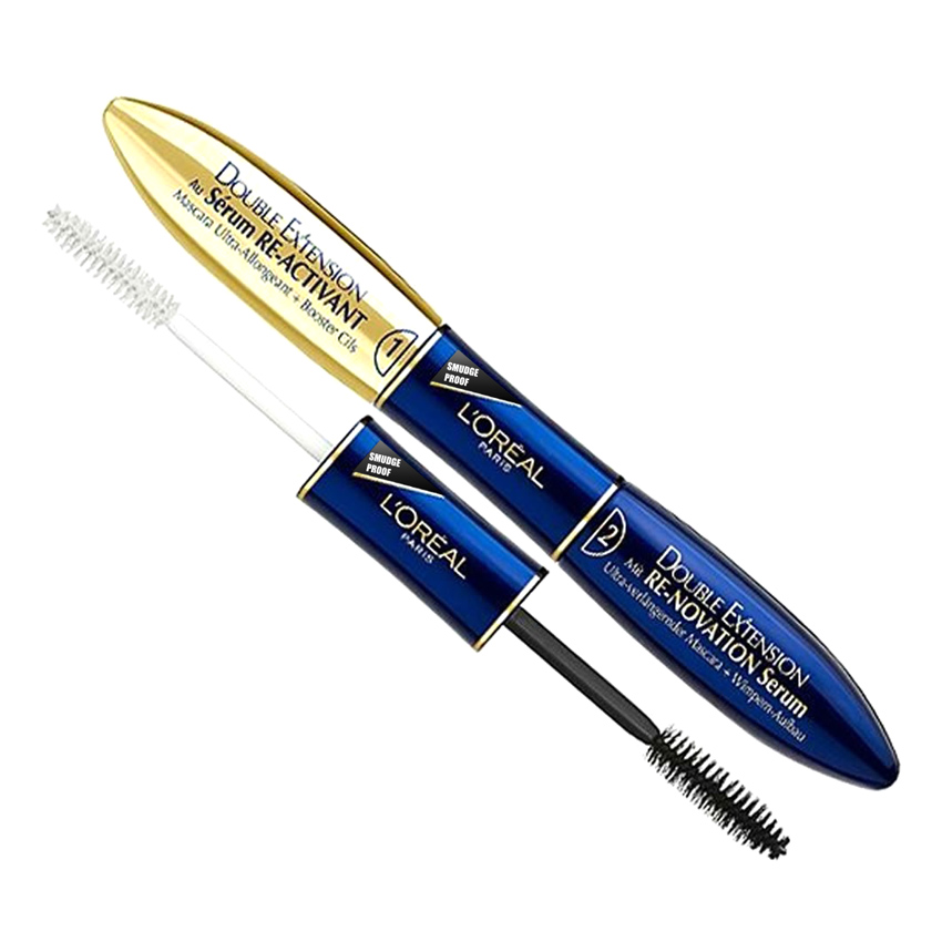 Trang điểm Mascara Loreal Double Extension Renewal Serum Inside - dưỡng và làm dài mi - Photo 3 Mascara Loreal Double Extension Renewal Serum Inside - dưỡng và làm dài mi - Photo 3