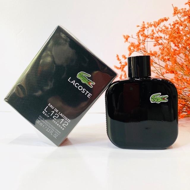 Nước hoa Noir Intense - Photo 3 Lacoste Eau de Lacoste L.12.12 Noir Intense EDT Pour Homme 100ml - Photo 3