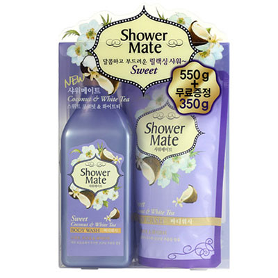 Mỹ phẩm Sữa tắm Shower Mate Sweet Coconut & White Tea Body Wash - Photo 3 Sữa tắm Shower Mate Sweet Coconut & White Tea Body Wash - Photo 3
