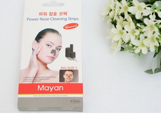 Mỹ phẩm Miến dán mũi Mayan Skincare Power Nose Cleaning Strips Charcoal Mỹ phẩm Miến dán mũi Mayan Skincare Power Nose Cleaning Strips Charcoal