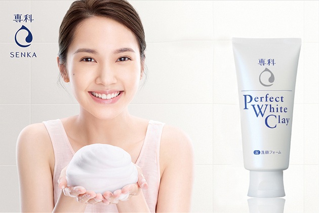 Mỹ phẩm Sữa rửa mặt đất sét trắng SENKA Perfect White Clay - Photo 5 Mỹ phẩm Sữa rửa mặt đất sét trắng SENKA Perfect White Clay - Photo 5