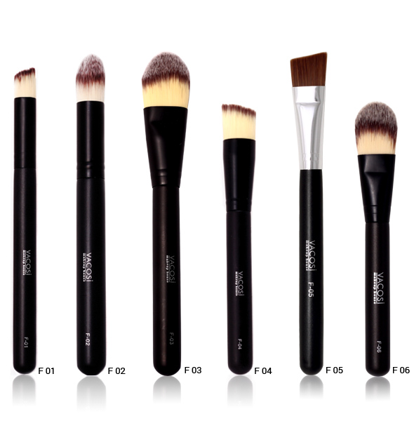 Trang điểm Cọ Vacosi F-06 Foundation Đầu Tròn - Photo 3 Cọ Vacosi F06 Foundation Đầu Tròn - Photo 3