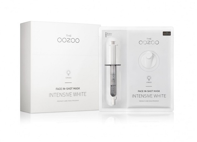 Mỹ phẩm Mặt Nạ Làm Trắng Da THE OOZOO Face In-shot Mask Entensive White Mỹ phẩm Mặt Nạ Làm Trắng Da THE OOZOO Face In-shot Mask Entensive White
