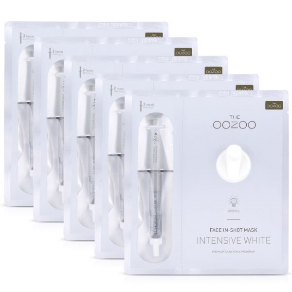 Mỹ phẩm Mặt Nạ Làm Trắng Da THE OOZOO Face In-shot Mask Entensive White - Photo 3 Mỹ phẩm Mặt Nạ Làm Trắng Da THE OOZOO Face In-shot Mask Entensive White - Photo 3
