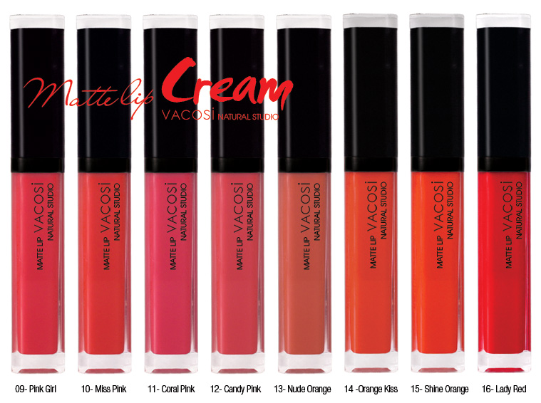 Trang điểm Son kem Vacosi Matte Lip Cream Natural Studio - lì - Photo 4 SON KEM VACOSI - MATTE LIP CREAM NATURAL STUDIO - Photo 4