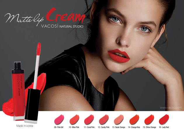 Trang điểm Son kem Vacosi Matte Lip Cream Natural Studio - lì - Photo 3 SON KEM VACOSI - MATTE LIP CREAM NATURAL STUDIO - Photo 3