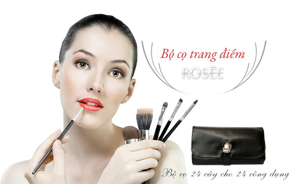 Trang điểm Bộ cọ Rosee 24 cây - Photo 6 Bộ cọ Rosee 24 cây - Photo 6