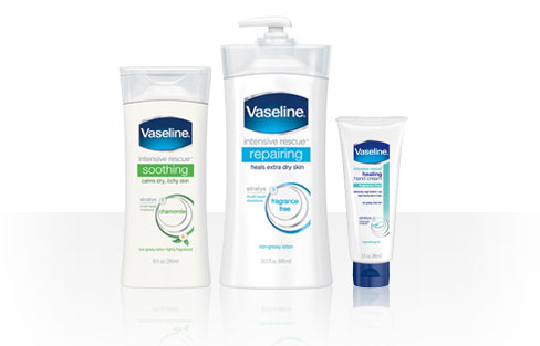 Mỹ phẩm Dưỡng thể Vaseline Intensive Rescue Soothing Chamomile Body Lotion - Photo 3 Dưỡng thể Vaseline Intensive Rescue Soothing Chamomile Body Lotion - Photo 3