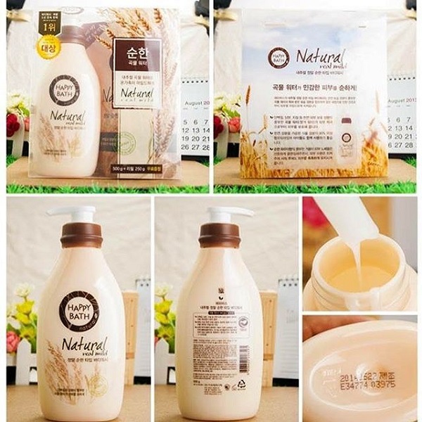 Mỹ phẩm Sữa tắm Happy Bath Lúa Mạch - Photo 3 Mỹ phẩm Sữa tắm Happy Bath Lúa Mạch - Photo 3