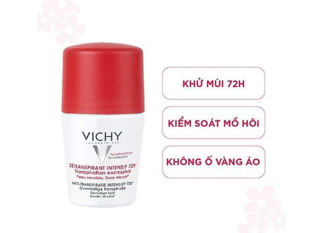 Lăn Khử Mùi Vichy Transpiration Excessive Anti-Transpiratie 72h - Photo 3