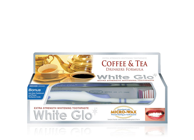 Mỹ phẩm Kem đánh răng White Glo cho người uống trà và cà phê Kem đánh răng White Glo cho người uống trà và cà phê