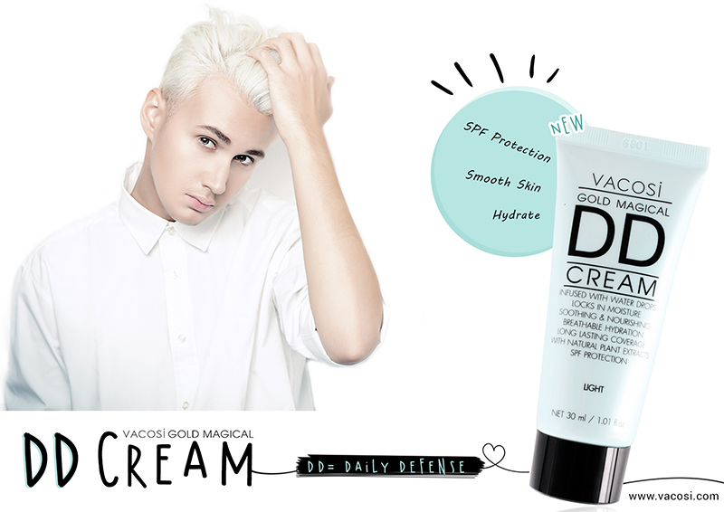 Trang điểm DD Cream VACOSI Gold Magical - Photo 3 DD Cream VACOSI Gold Magical - Cảm nhận mát lạnh từ tinh chất Bạc Hà. - Photo 3
