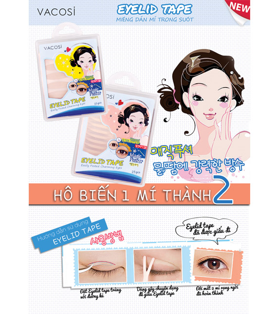 Trang điểm Miếng dán mi Vacosi hộp 25 miếng - Photo 3 Miếng dán mi Vacosi hộp 25 miếng - Photo 3