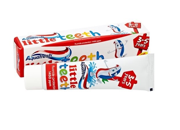 Mỹ phẩm Kem đánh răng trẻ em Aquafresh Little Teeth 3-5 years Mỹ phẩm Kem đánh răng trẻ em Aquafresh Little Teeth 3-5 years
