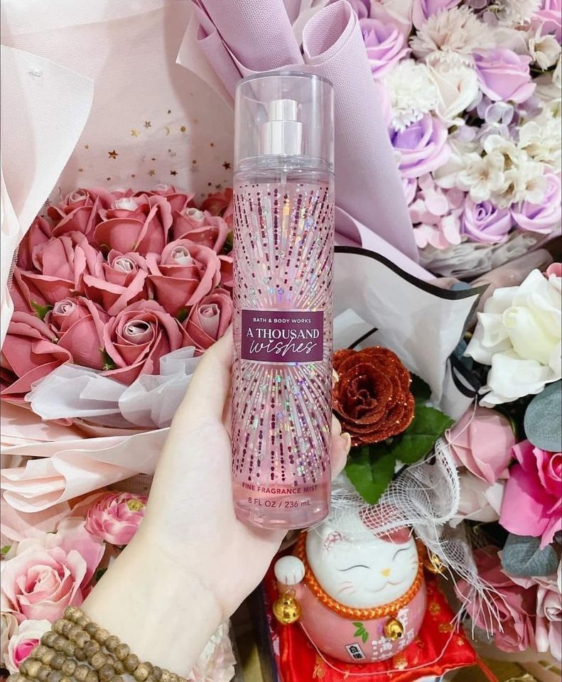 Bath & Body Works A Thousand Wishes - ( Body Mist, Gel Tắm, Sữa Dưỡng Thể ) - Photo 5