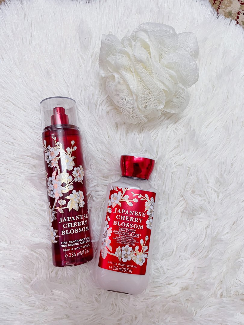 Bath & Body Works Japanese Cherry Blossom - ( Body Mist, Gel Tắm, Sữa Dưỡng Thể ) - Photo 4
