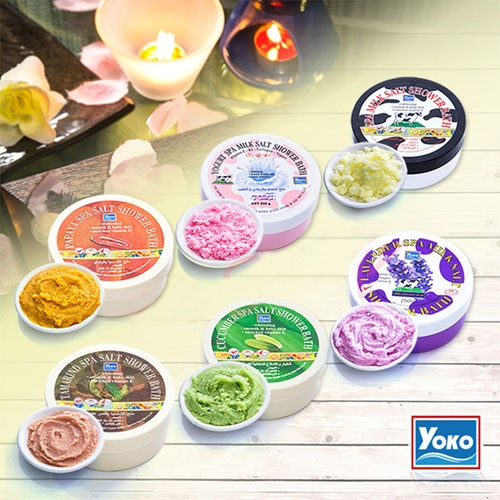 Mỹ phẩm Muối cát Yoko Yogurt Spa Milk Salt Shower Bath - Photo 6 Muối cát Yoko Yogurt Spa Milk Salt Shower Bath - Photo 6