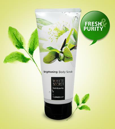 Mỹ phẩm Tẩy Tế Bào Chết TheFaceShop White Secret Brightening Body Scrub - Photo 3 Tẩy Tế Bào Chết TheFaceShop White Secret Brightening Body Scrub - Photo 3
