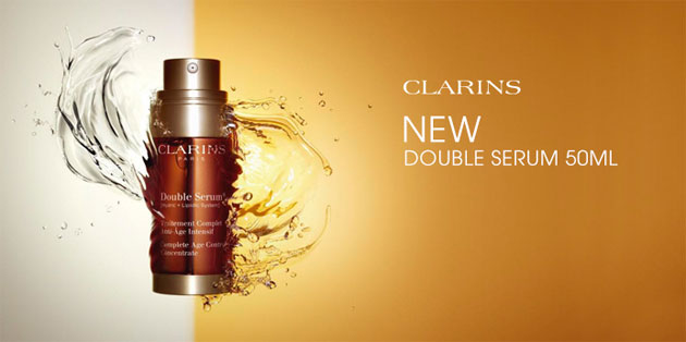 Mỹ phẩm Serum Ngăn Ngừa Lão Hóa Clarins Double Serum Complete Age Control Concentrate - Photo 5 Mỹ phẩm Serum Ngăn Ngừa Lão Hóa Clarins Double Serum Complete Age Control Concentrate - Photo 5