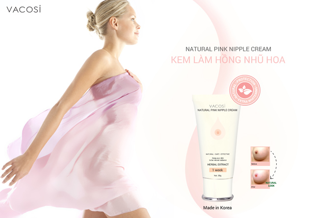 Mỹ phẩm Kem Làm Hồng Nhũ Hoa Vacosi Natural Pink Nipple Cream - Photo 3 Kem Làm Hồng Nhũ Hoa Vacosi Natural Pink Nipple Cream - Photo 3