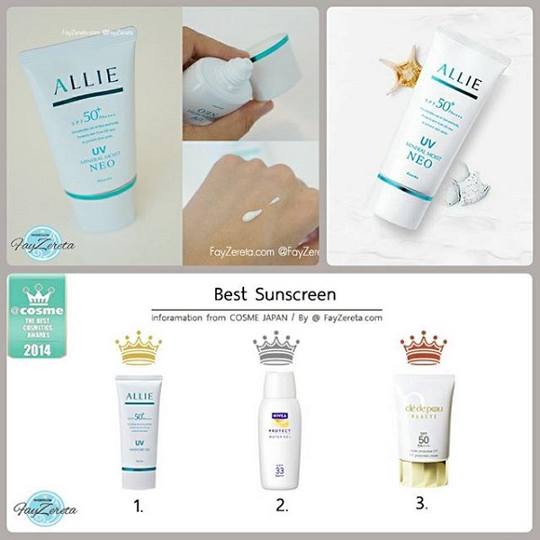 Mỹ phẩm Kem chống nắng Kanebo Allie UV Mineral Moist NEO SPF50+ PA++++ - Photo 5 Mỹ phẩm Kem chống nắng Kanebo Allie UV Mineral Moist NEO SPF50+ PA++++ - Photo 5