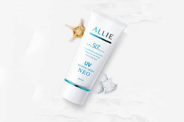 Mỹ phẩm Kem chống nắng Kanebo Allie UV Mineral Moist NEO SPF50+ PA++++ - Photo 4 Mỹ phẩm Kem chống nắng Kanebo Allie UV Mineral Moist NEO SPF50+ PA++++ - Photo 4