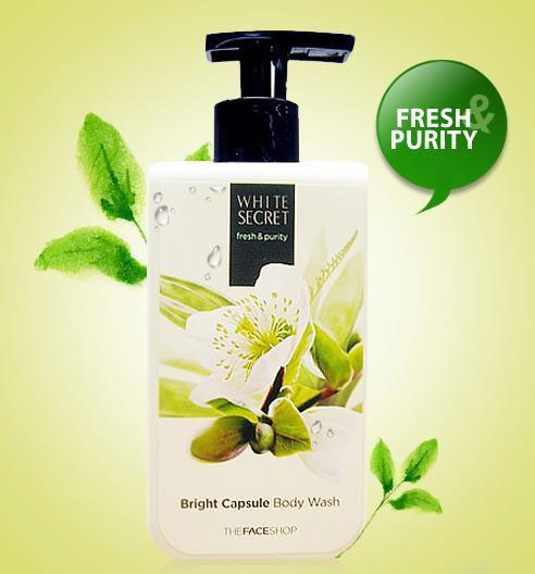 Mỹ phẩm Sữa tắm TheFaceShop White Secret Bright Capsule Body Wash - Photo 4 Sữa tắm Thefaceshop White Secret Bright Capsule Body Wash - Photo 4