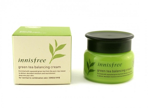 Mỹ phẩm Kem dưỡng ẩm Innisfree Green tea Balancing Cream Kem dưỡng ẩm Innisfree Green tea Balancing Cream