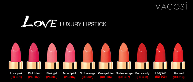 Trang điểm Son Vacosi Love Luxury Lipstick Son Vacosi Love Luxury Lipstick