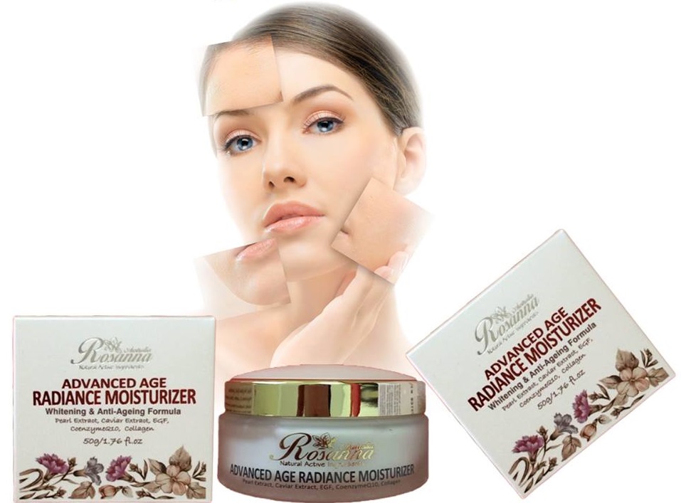 Mỹ phẩm Kem dưỡng trắng và chống lão hóa Rosanna Advanced Age Radiance Moisturizer - Photo 3 Kem dưỡng trắng và chống lão hóa Rosanna Advanced Age Radiance Moisturizer - Photo 3