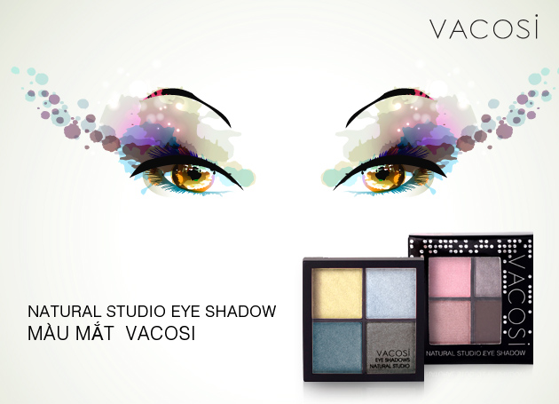 Trang điểm Màu Mắt Vacosi Sk|Color Eye Shadow Vacosi Natural Studio - Photo 4 Màu Mắt Vacosi Sk|Color Eye Shadow Vacosi Natural Studio - Photo 4