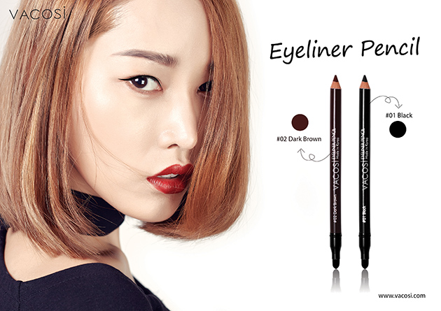 Trang điểm Chì Kẻ Mắt 2 Đầu Vacosi Eyeliner Pencil Chì Kẻ Mắt 2 Đầu Vacosi Eyeliner Pencil