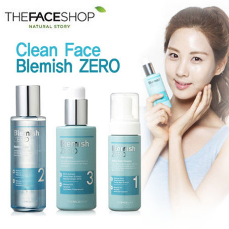 Mỹ phẩm Nước hoa hồng TheFaceShop Clean Face Blemish Zero Clarifying Toner - Photo 3 Nước hoa hồng TheFaceShop Clean Face Blemish Zero Clarifying Toner - Photo 3