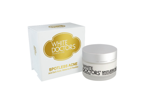 Mỹ phẩm Kem trị thâm mụn làm trắng da White Doctors Spotless Acne Kem trị thâm mụn làm trắng da White Doctors Spotless Acne