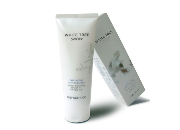 Mỹ phẩm Sữa rửa mặt TheFaceShop White Tree Snow Exfoliating Foam Cleanser Sữa rửa mặt TheFaceShop White Tree Snow Exfoliating Foam Cleanser