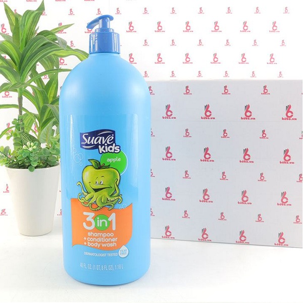 Mỹ phẩm Sữa tắm gội Suave kids 3 in 1 Cho Bé Sữa tắm gội Suave kids 3 in 1 Cho Bé