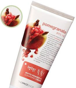 Mỹ phẩm Kem tẩy trang TheFaceShop Phyto Powder In Cleasing Cream - Pomegranate - Photo 3 Kem tẩy trang TheFaceShop Phyto Powder In Cleasing Cream - Pomegranate - Photo 3