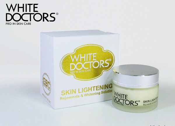 Mỹ phẩm Kem trắng da mặt chống lão hóa White Doctors Skin Lightening Kem trắng da mặt chống lão hóa White Doctors Skin Lightening