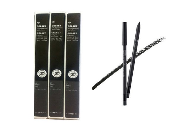 Trang điểm Kẻ mắt Gelset Smudgeproof Auto Liner The Face Shop Trang điểm Kẻ mắt Gelset Smudgeproof Auto Liner The Face Shop