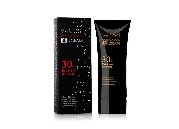 Make-up Remover Gold Magic Cream BB Cream Whitening Kem trang điểm Vacosi Gold Magical BB Cream Whitening