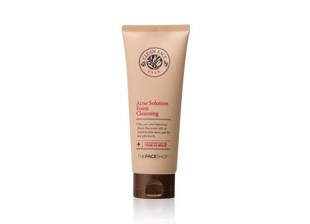 Mỹ phẩm Sữa rửa mặt trị mụn Thefaceshop Clean Face Acne Solution Foam Cleanser Sữa rửa mặt trị mụn Thefaceshop Clean Face Acne Solution Foam Cleanser