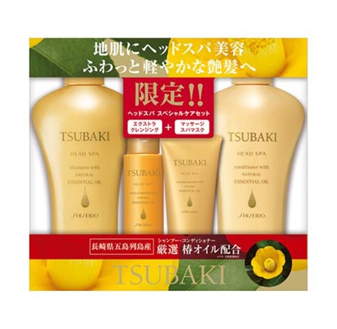 Sản phẩm Tóc Bộ dầu gội dưỡng mượt tóc Shiseido Tsubaki Head spa - Photo 3 Bộ dầu gội dưỡng mượt tóc Shiseido Tsubaki Head spa - Photo 3