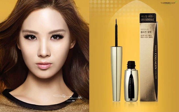 Trang điểm Kẻ viền mắt TheFaceShop Face It Collagen Eyeliner - Photo 4 Kẻ viền mắt TheFaceShop Face It Collagen Eyeliner - Photo 4