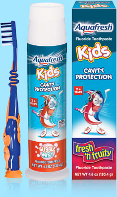 Kem đánh răng cho trẻ em AquaFresh Kids Cavity Protection - Photo 3